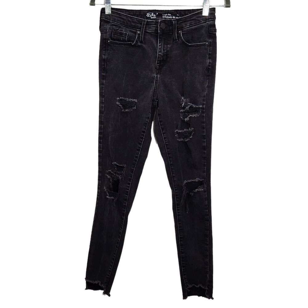 Mossimo Black High-Rise Skinny Jeans Size 2R/26 Mossimo Black Jeans Black Denim